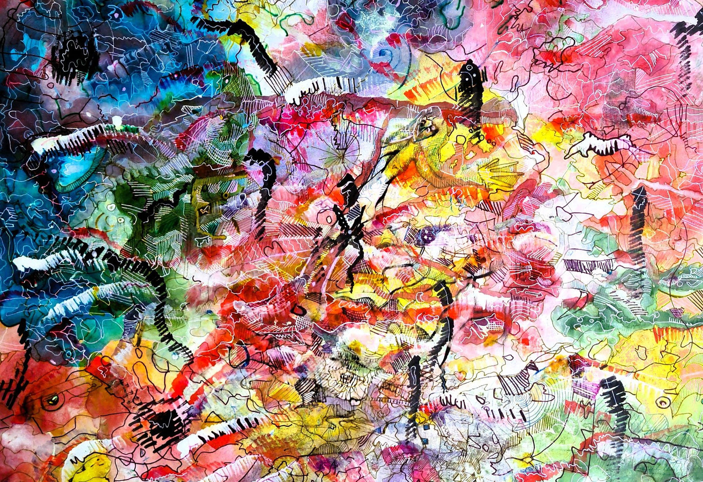 Vibrations in the landscape - Art Orphist-ic